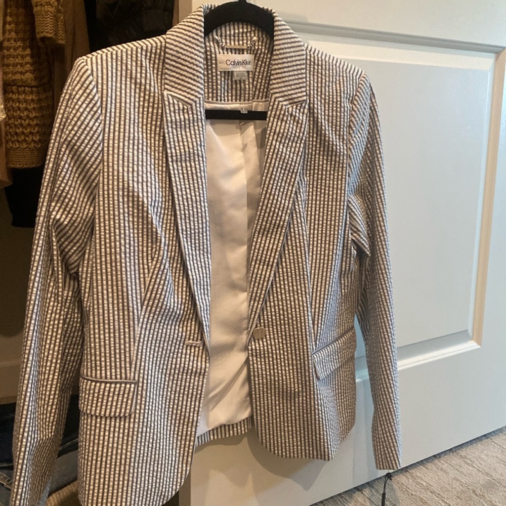 Stripe blazer